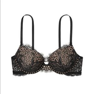 Victoria’s Secret Black Nude Lace Very Sexy Bra